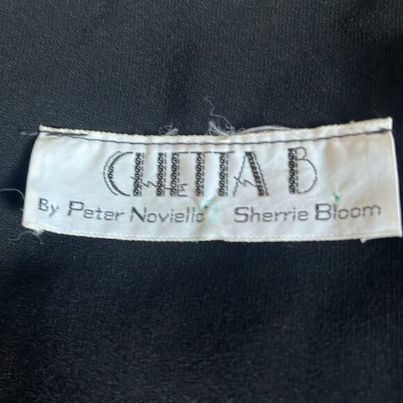 Vintage 80s Chetta B black white zebra print button front size 8 - Picture 13 of 14